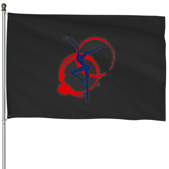 Discover Dave Matthews Blue Dancing House Flags