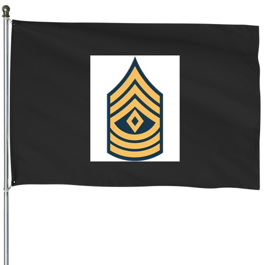 Discover Us Armys First Sergeant House Flags