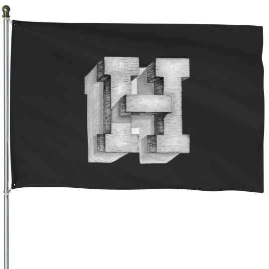 Discover Letter H House Flags