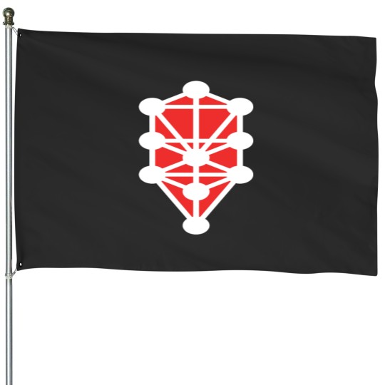 Discover TREE OF LIFE FOR RED House Flags