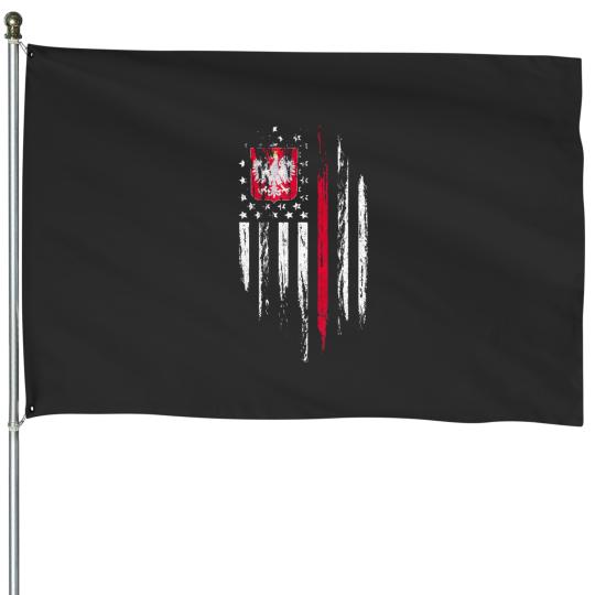 Discover polish american flag combo poland usa polska patriotic gift House Flags
