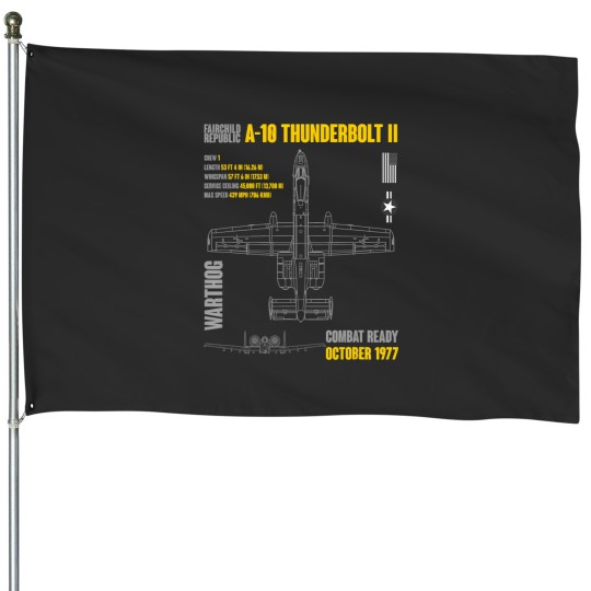 Discover military aircraft a10 thunderbolt ii warthog usaf House Flags