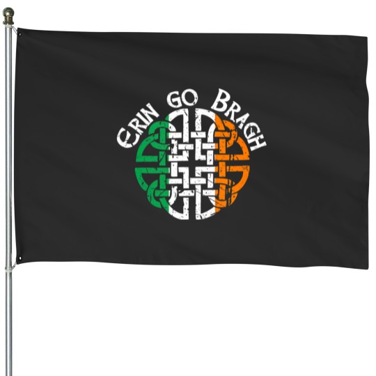 Discover irish flag ireland celtic knot symbol dara erin go bragh House Flags