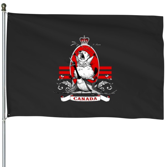 Discover Screaming Beaver House Flags