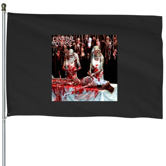 Discover Cannibal Corpse butchered at birth Shower Curtain.png House Flags