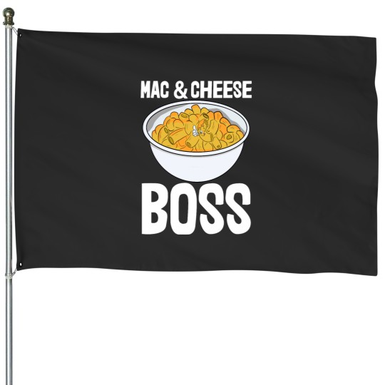 Discover Mac & Cheese Boss House Flags