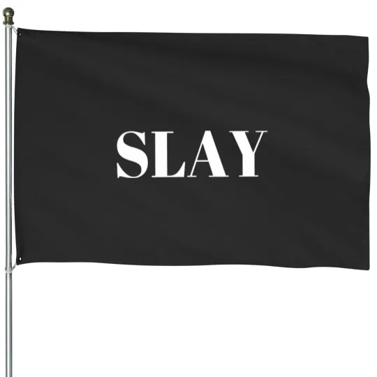 Discover SLAY   (2) House Flags