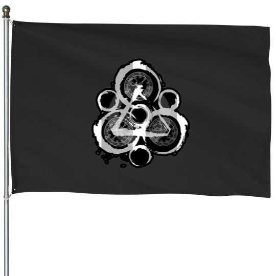 Discover Coheed and cambria blk House Flags