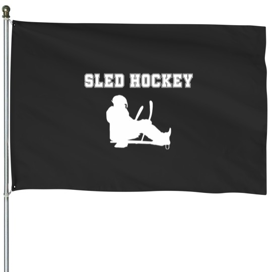 Discover sled hockey House Flags