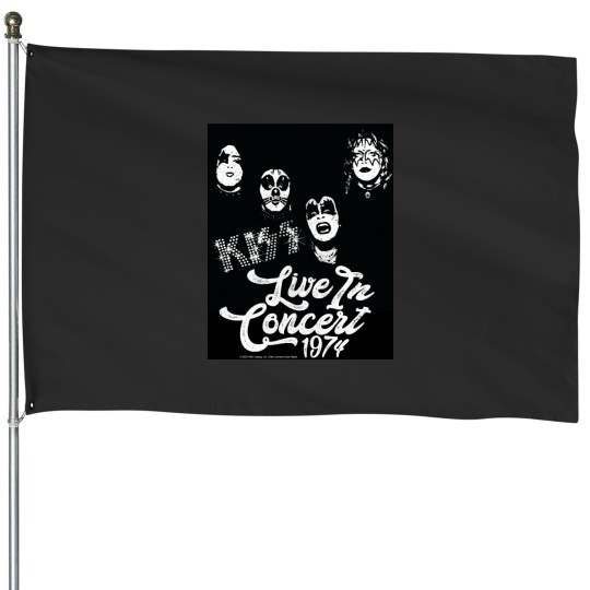 Discover K i s s 1974 Live In Concert House Flags