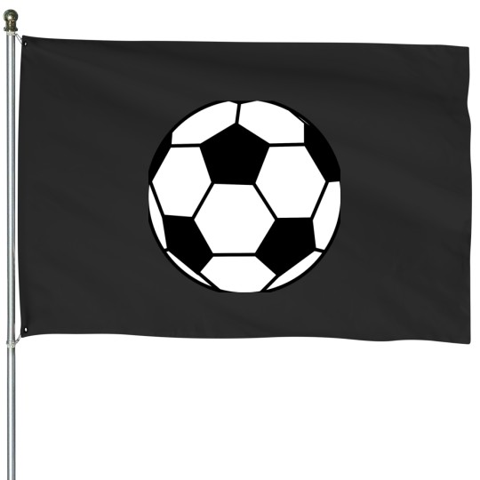 Discover Soccer Ball House Flags