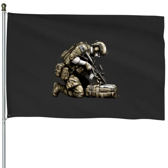 Discover Combat Medic US House Flags