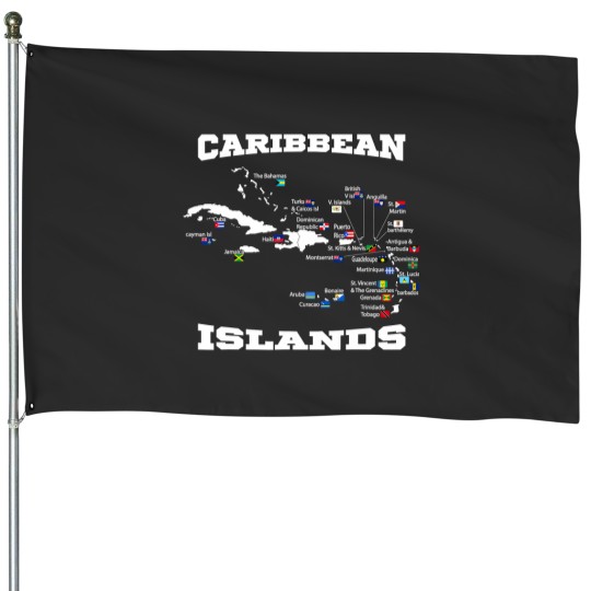 Discover Caribbean Country Flags and Maps House Flag