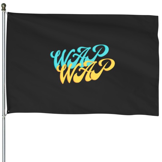 Discover wap cardi b House Flags