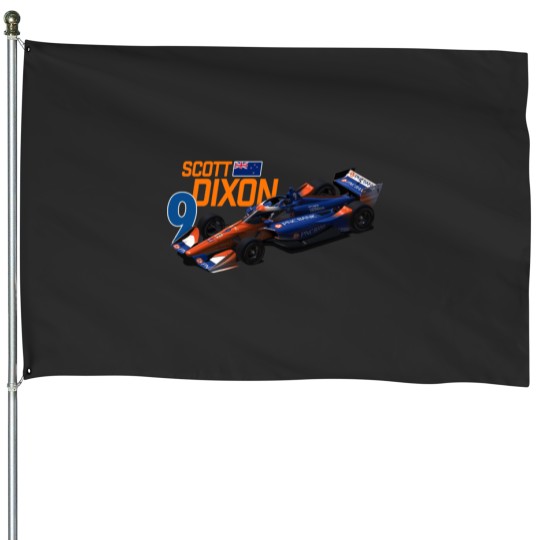 Discover Scott Dixon 2020 (all-color text) House Flags