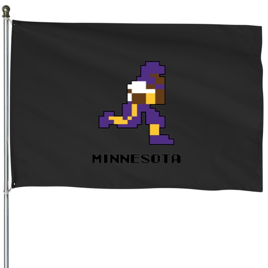 Discover 8 bit Minnesota Football House Flags
