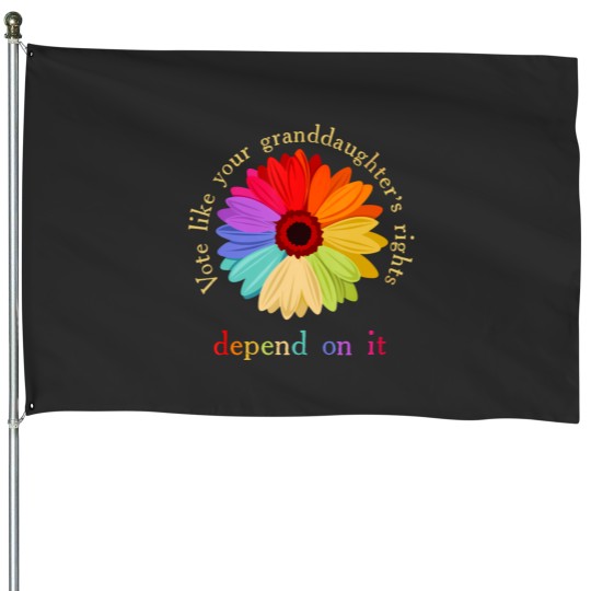 Discover vote like your granddaughter's rights depend on it House Flags