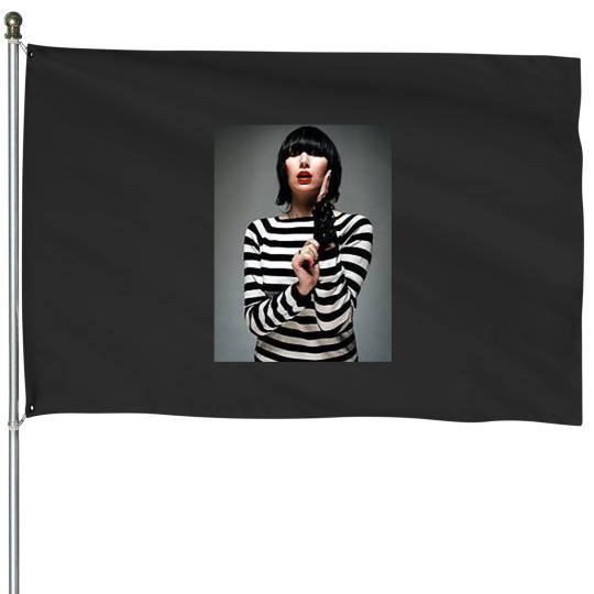 Discover Karen O House Flags