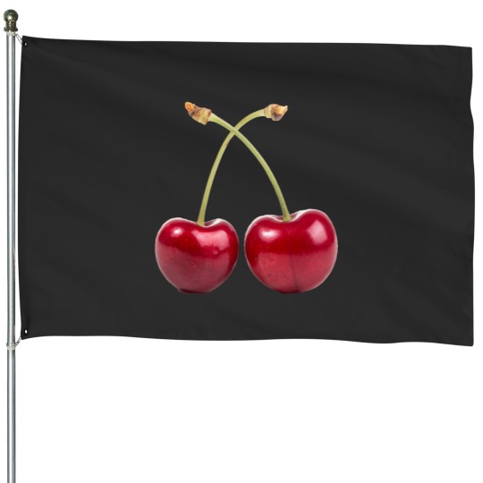 Discover Cherries House Flags