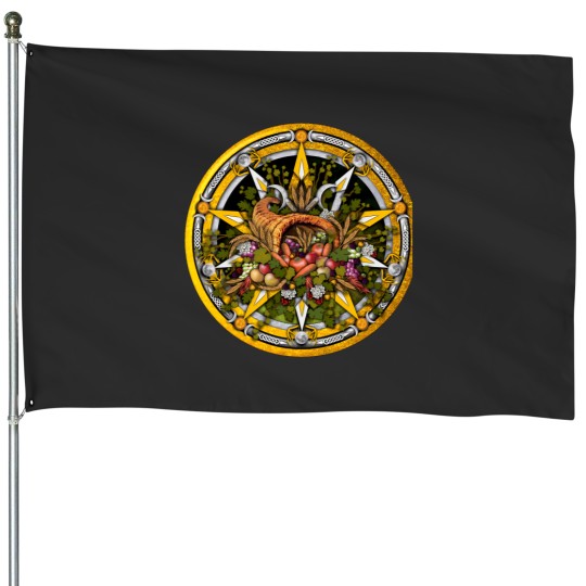 Discover Sabbat Pentacle For Mabon The Autumnal Equinox House Flags