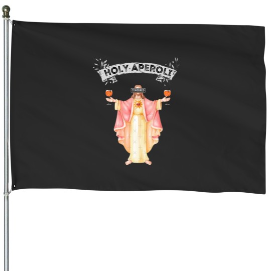 Discover Holy Aperoli Summer Aperol Spritz funny House Flags