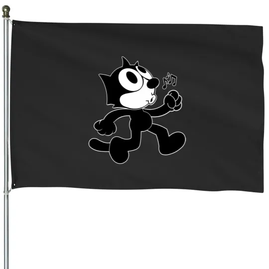 Discover felix cartoon whistling and walking music nout felix House Flags