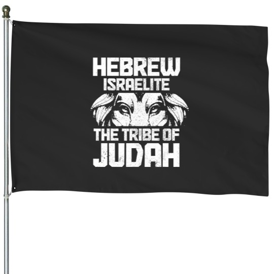 Discover hebrew israelite tribe of judah lion jewish vintage House Flags