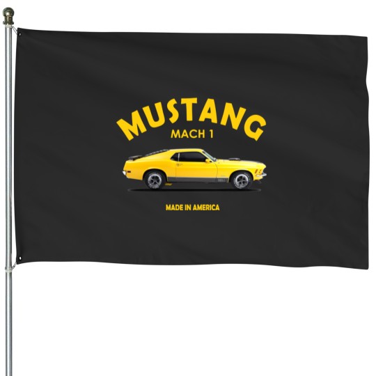 Discover The Mustang Mach 1 Premium House Flags