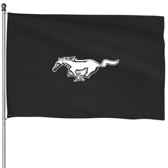 Discover Mustang logo House Flags