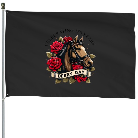 Discover celebrating 150 years ky derby day wo vintage House Flags