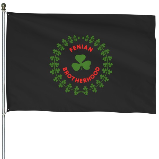 Discover irish republican fenian brotherhood shamrock crest House Flags