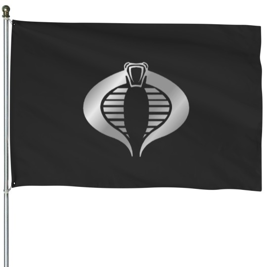 Discover Cobra Crimson Guard Logo House Flags