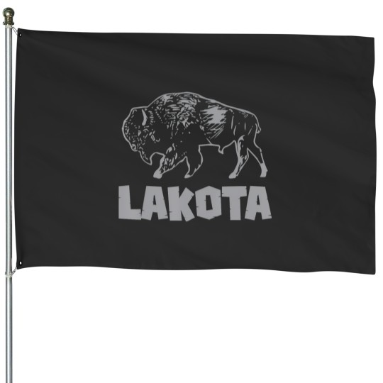 Discover lakota oglala sioux tribe native american day indigenous House Flags