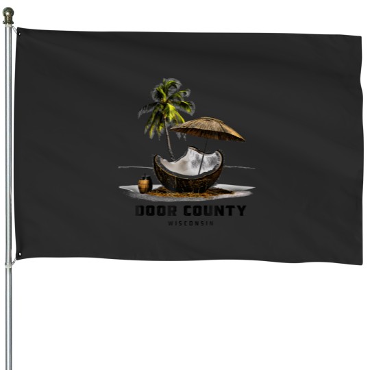 Discover door county wisconsin House Flags