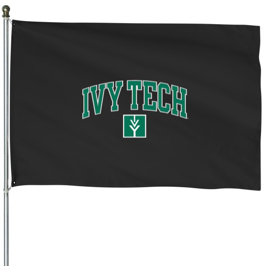 Discover ivy tech arch over gray officially licensed House Flags