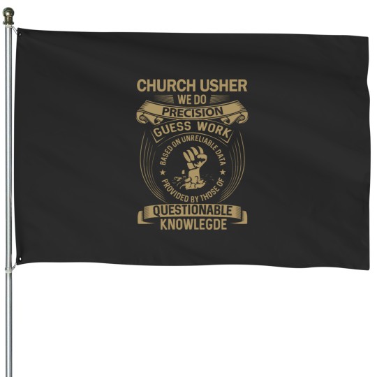 Discover Church Usher House Flags
