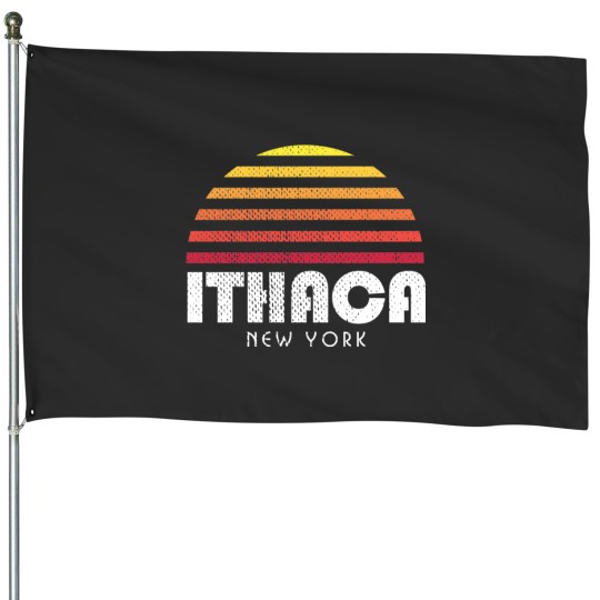 Discover Ithaca New York House Flags