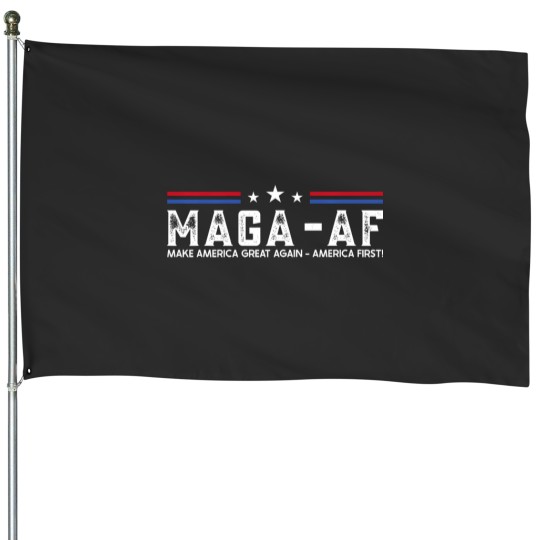 Discover maga af america first House Flags