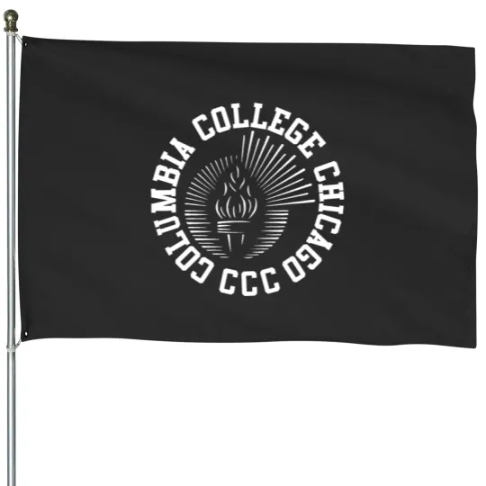 Discover Columbia College Chicago CCC Logo House Flags