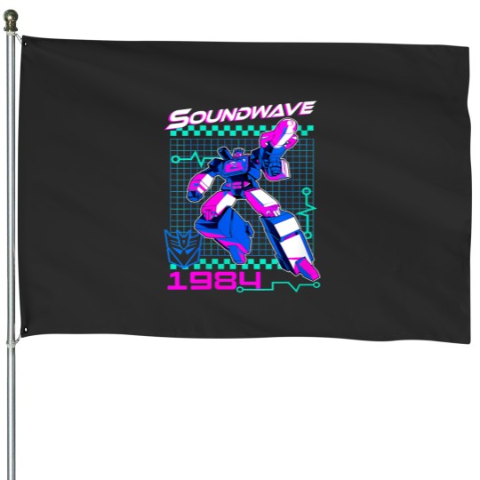 Discover Womens Transformers Soundwave 1984 House Flags