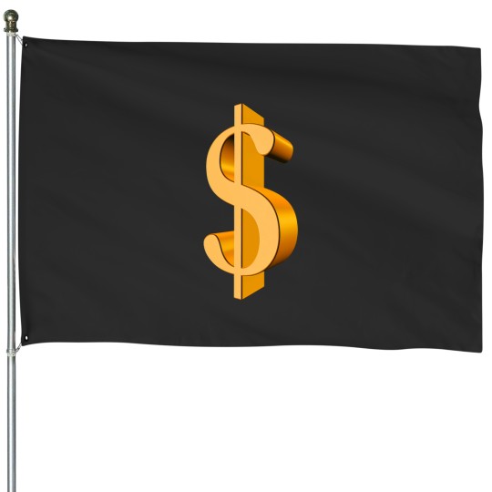 Discover Huge Dollar Sign House Flags