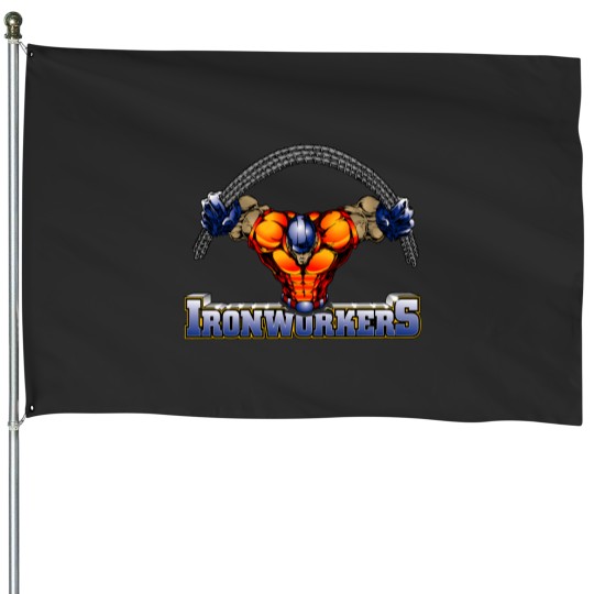 Discover iron workers 1 House Flags