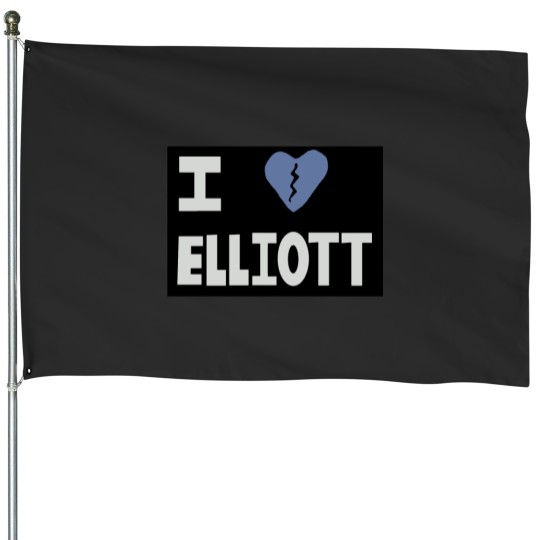 Discover Elliott Smith Tribute - I BrokenHeart Elliott House Flags