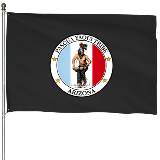 Discover seal of the pascua yaqui tribe of Arizonna House Flags