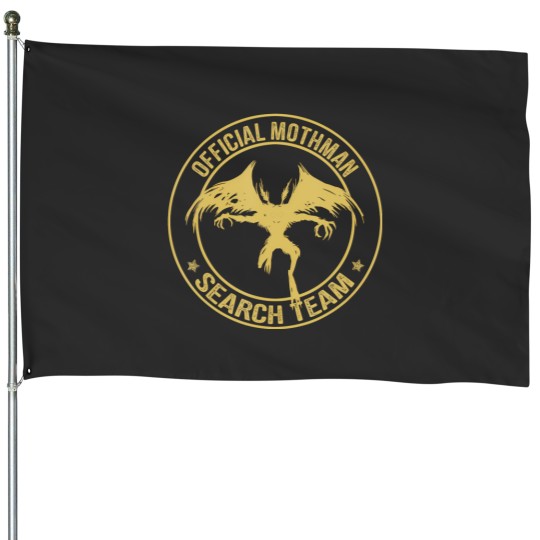 Discover vintage  mothman search team cryptid monster believe House Flags