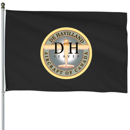 Discover dehavilland beaver float plane canada House Flags