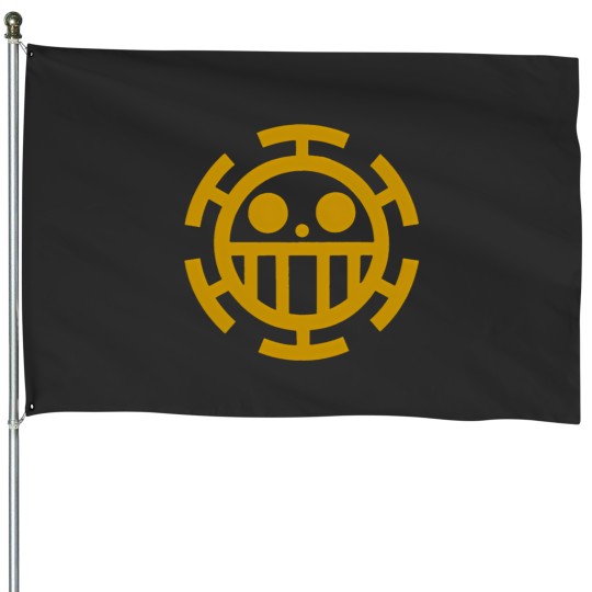 Discover Trafalgar Law Jolly Roger House Flags
