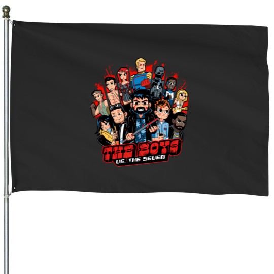 Discover The Boys Team House Flags