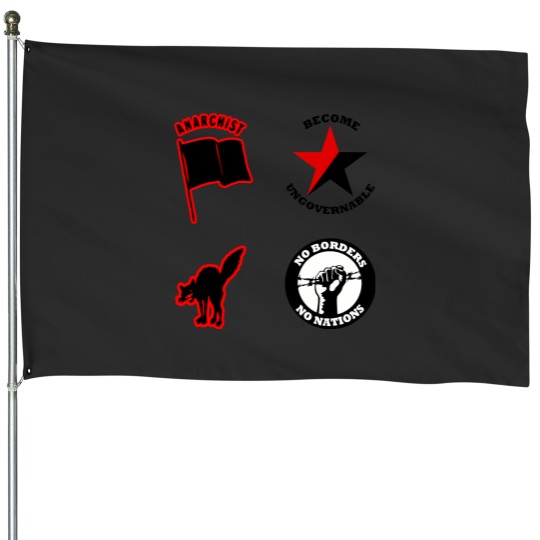 Discover anarchist multipack bundle syndicalist socialist House Flags