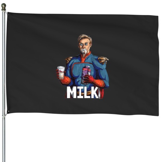 Discover Homelander Likes His Milk House Flags